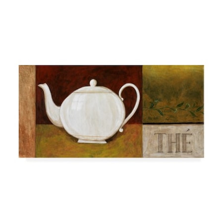 Pablo Esteban 'White Teapot The' Canvas Art,24x47